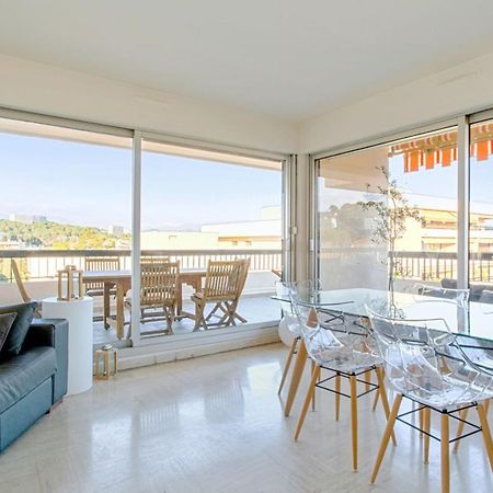 Flat w terrace parking&beautiful view in Villeneuve-Loubet - Welkeys Buitenkant foto